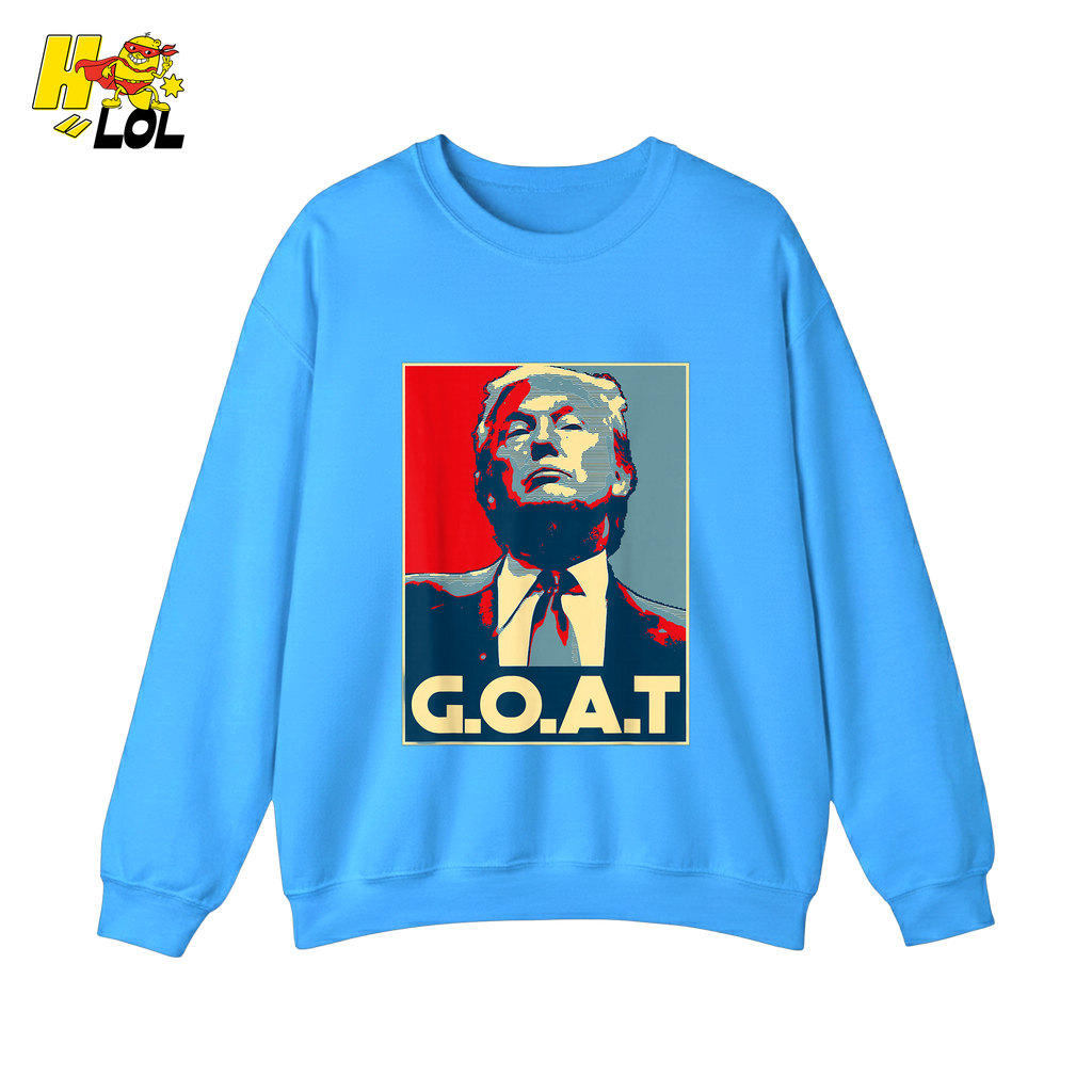 Trump G.O.A.T. Hope Style Iconic Political Tribute Meme Shirt - HQLOL