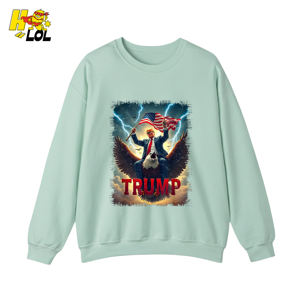Donald Trump King & Eagle Shirt Patriotic MAGA Gift - HQLOL