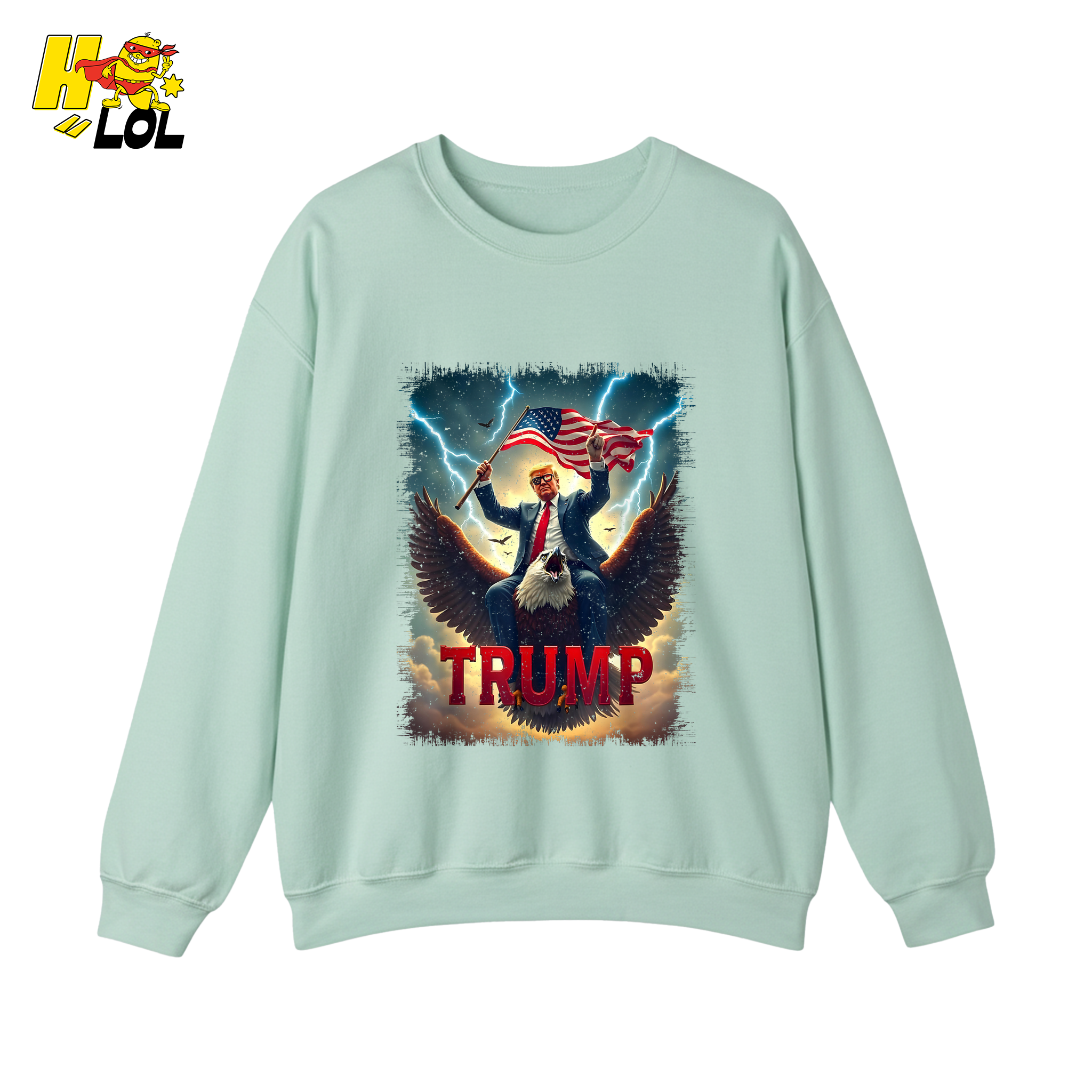 Donald Trump King & Eagle Shirt Patriotic MAGA Gift - HQLOL