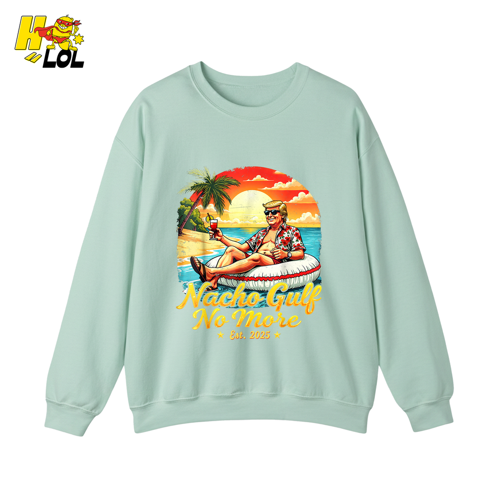 Nacho Gulf No More Shirt Funny Tropical Sunset Beach Graphic - HQLOL