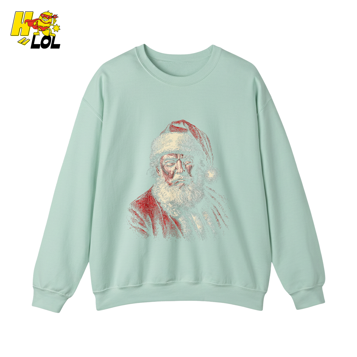 Vintage Santa Portrait Shirt Trump-Inspired Parody Christmas Gifts - HQLOL