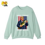 Make Fishing Great Again Shirt Funny Patriotic Bass Fishing Shirt - HQLOL