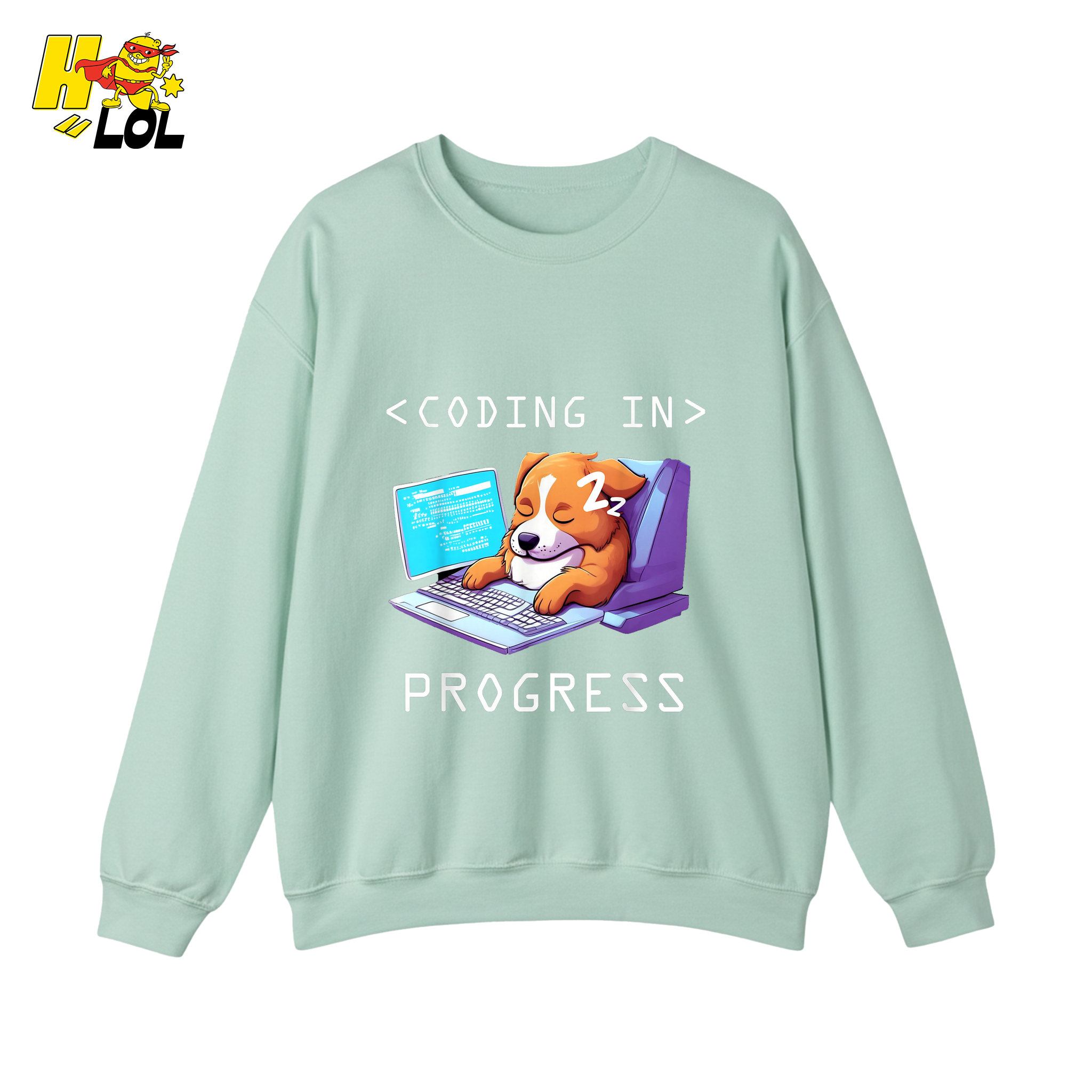 Coding In Progress Shirt Funny Programmer Sleepy Dog Shirt - HQLOL
