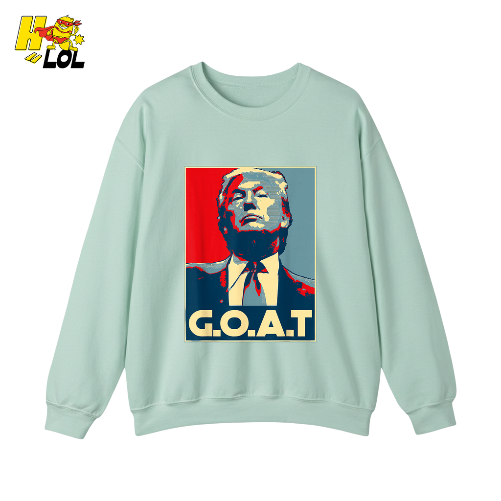 Trump G.O.A.T. Hope Style Iconic Political Tribute Meme Shirt - HQLOL