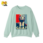 Trump G.O.A.T. Hope Style Iconic Political Tribute Meme Shirt - HQLOL