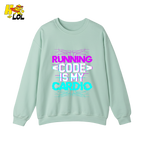 Running Code Is My Cardio Shirt Funny Programmer Neon Shirt - HQLOL