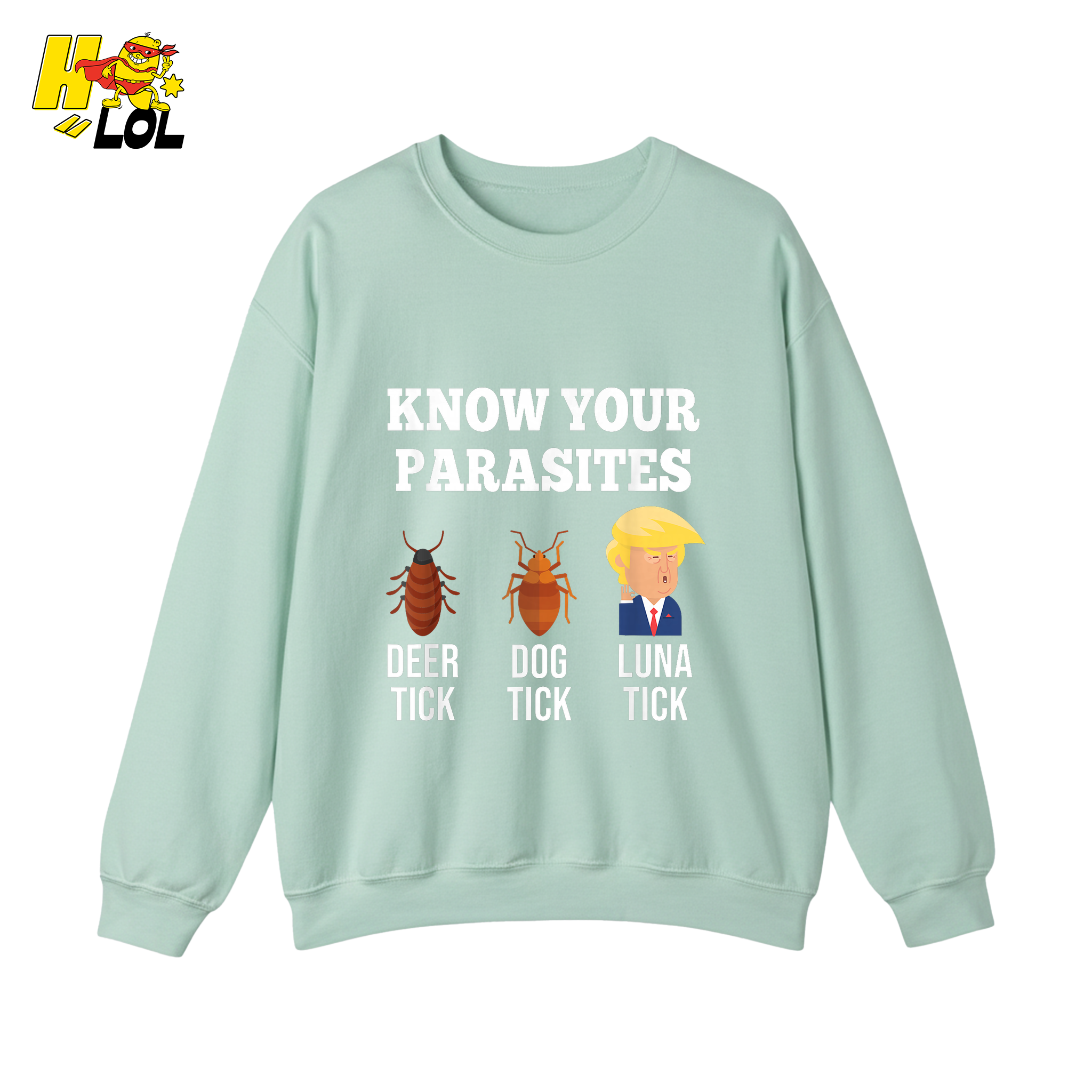 Know Your Parasites Shirt Funny Tick Meme Satire Graphic Shirt - HQLOL