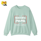 Terrific Papa Trump Style Funny Father's Day Gift Parody Shirt - HQLOL