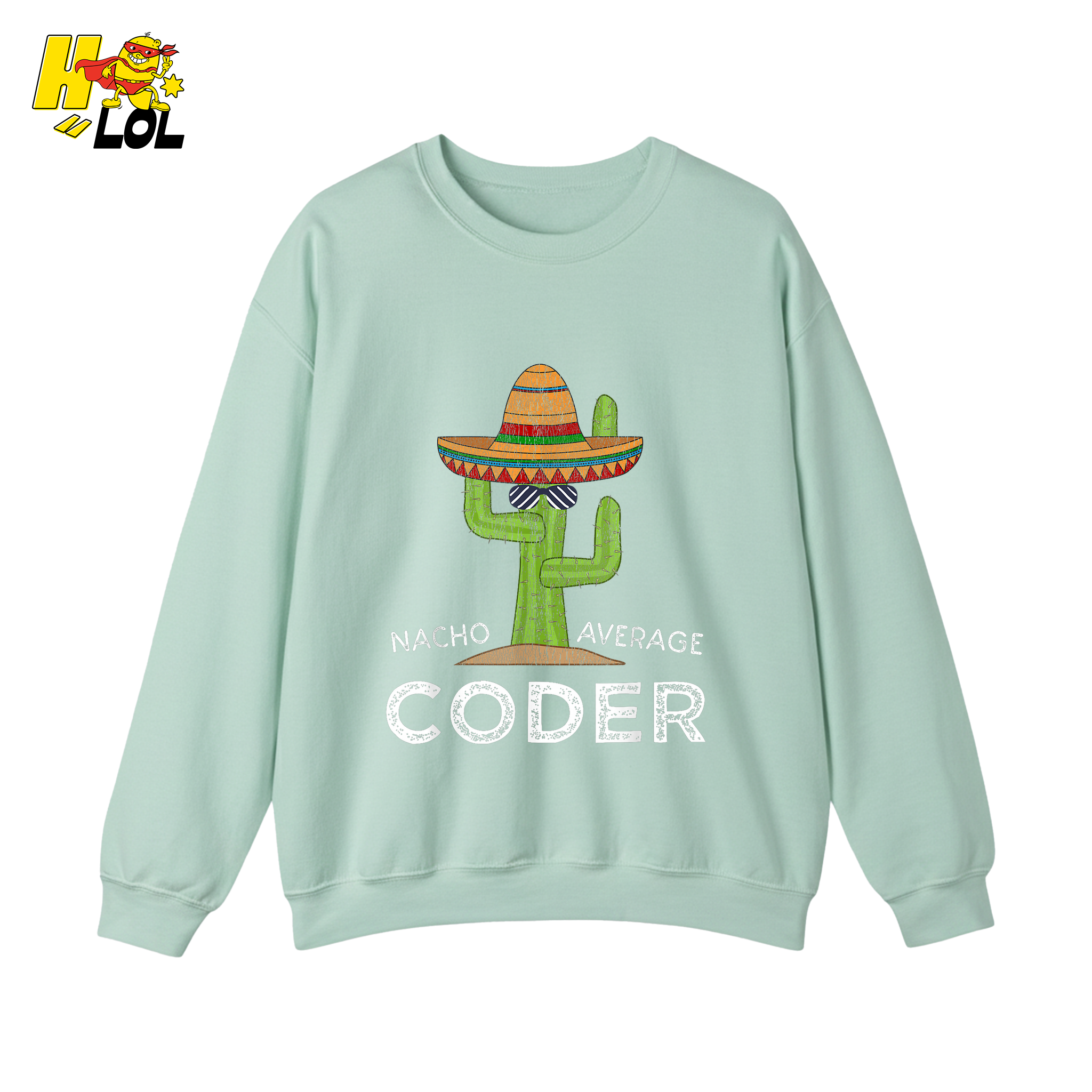 Nacho Average Coder Shirt Funny Programmer Cactus Shirt - HQLOL