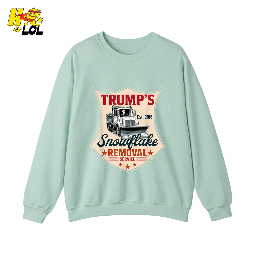 Trump's Snowflake Removal Service Funny Anti-Liberal Satire Shirt - HQLOL
