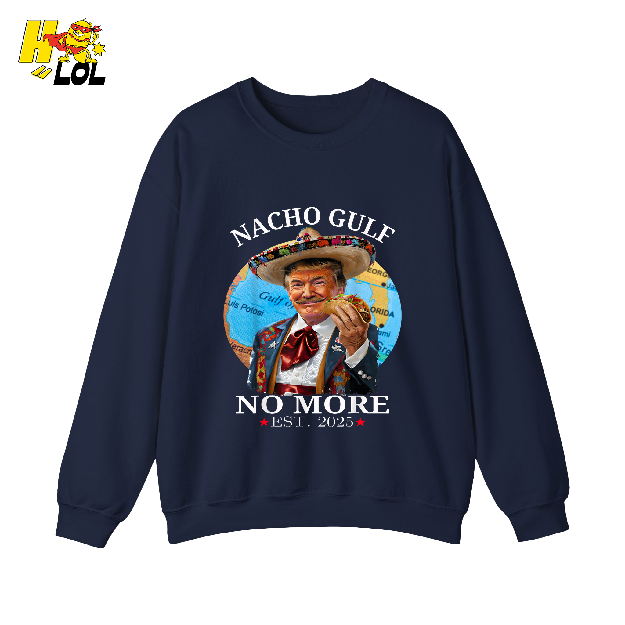 Nacho Gulf No More Shirt Funny Taco Sombrero Graphic Shirt - HQLOL