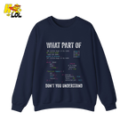 What Part of Don’t You Understand Shirt Funny Coding Programmer - HQLOL