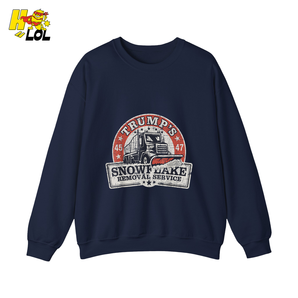 Trump 45/47 Snowflake Removal Service Anti-Liberal Satire Shirt - HQLOL