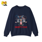 Daddy’s Home Shirt Patriotic Fireworks Political Graphic Shirt - HQLOL