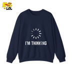 I’m Thinking Shirt Funny Loading Spinner Meme Shirt - HQLOL
