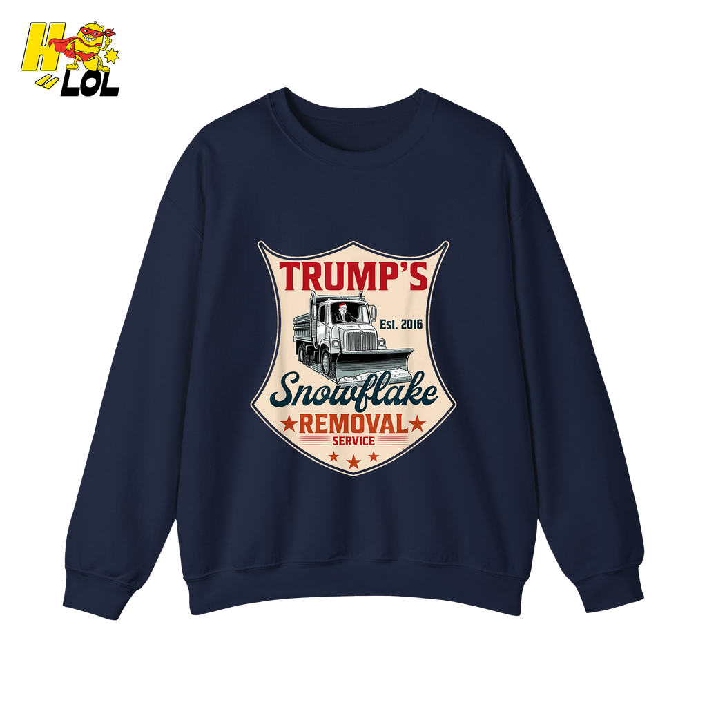 Trump's Snowflake Removal Service Funny Anti-Liberal Satire Shirt - HQLOL