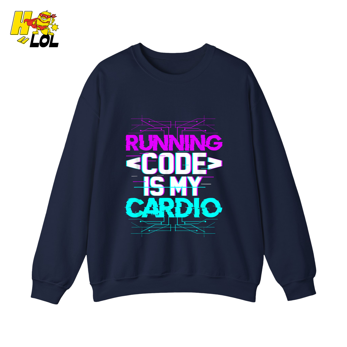 Running Code Is My Cardio Shirt Funny Programmer Neon Shirt - HQLOL