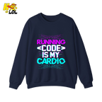 Running Code Is My Cardio Shirt Funny Programmer Neon Shirt - HQLOL