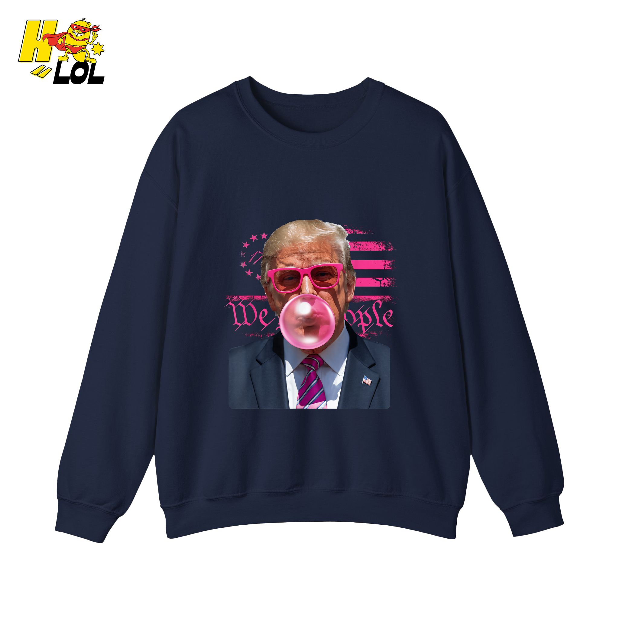 Trump Bubblegum Shirt Funny Graphic Shirt - HQLOL