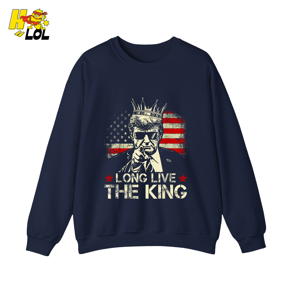 Donald Trump Long Live The King Shirt Patriotic Political Gift - HQLOL