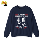 40 45 Presidents Shirt Funny Patriotic Conservative Graphic Shirt - HQLOL