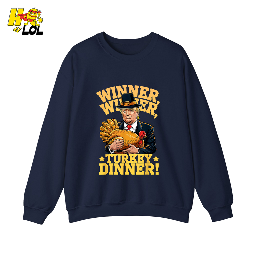 Winner Winner Turkey Dinner Shirt Funny Thanksgiving Shirt - HQLOL