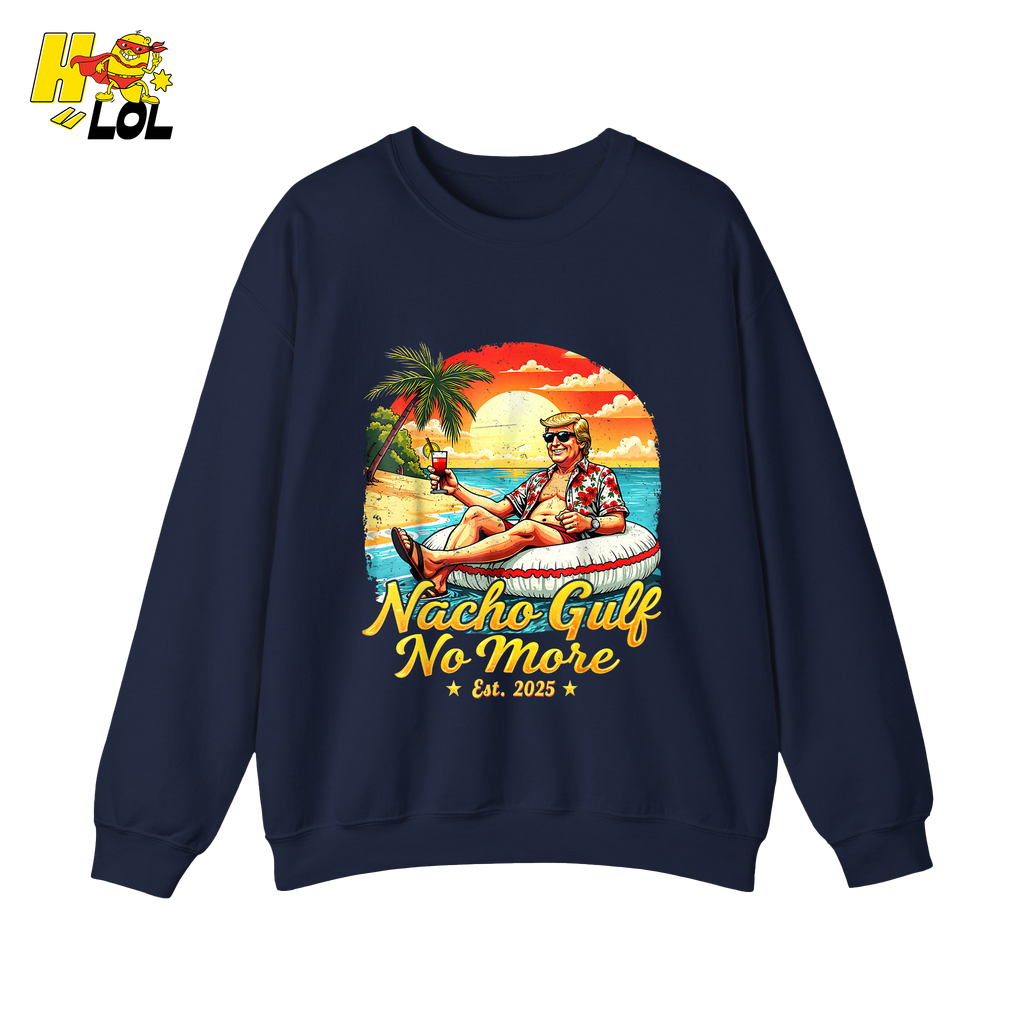 Nacho Gulf No More Shirt Funny Tropical Sunset Beach Graphic - HQLOL