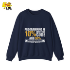Programming 10% Code 90% Debugging Shirt - HQLOL