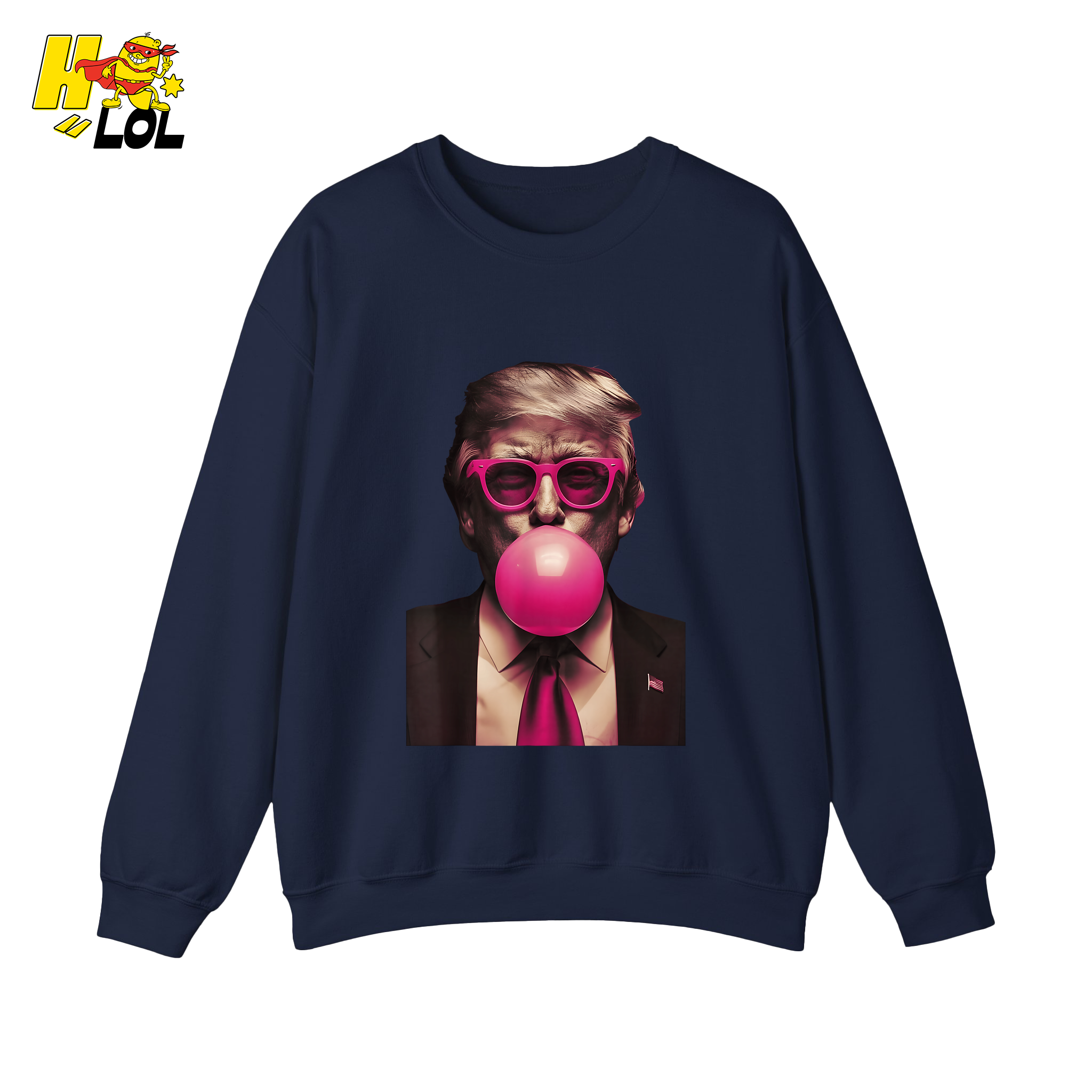 Trump Bubble Gum Pink Glasses Funny Pop Art Viral Meme Shirt - HQLOL