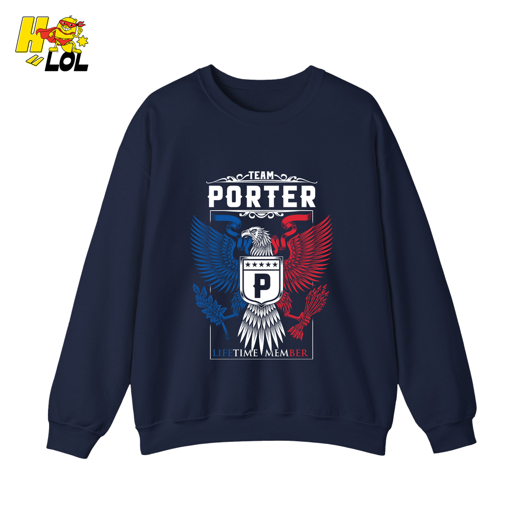 Team Porter Lifetime Member - Family Name - HQ LOL