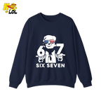 Six Seven Shirt 67 Patriotic Sunglasses Meme Graphic Shirt - HQLOL