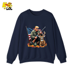 Patriotic Hunting Shirt Hunter Deer American Flag Graphic Shirt - HQLOL