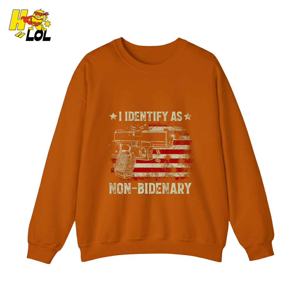 Non-Bidenary Shirt Funny Patriotic Political Satire Shirt - HQLOL