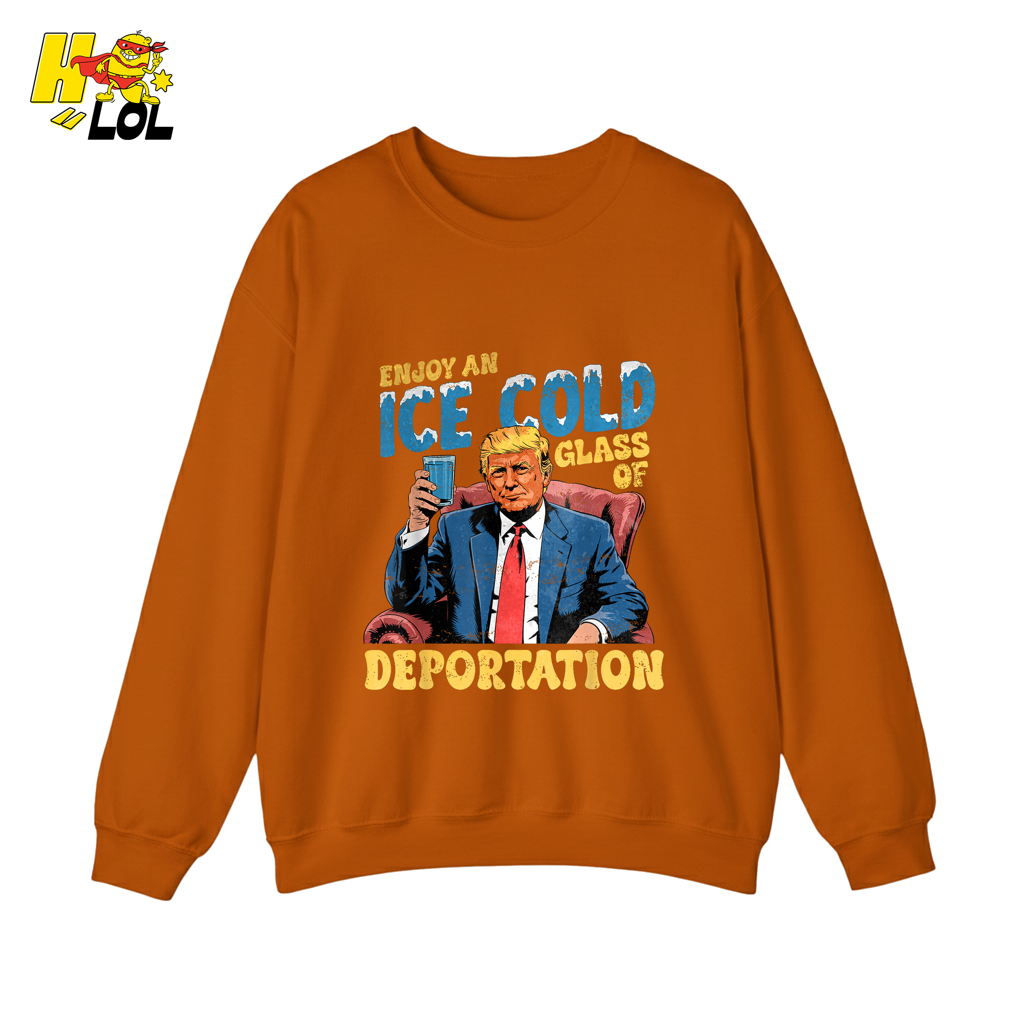 Ice Cold Glass of Deportation Shirt Funny Political Meme Shirt - HQLOL