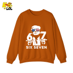Six Seven Shirt 67 Patriotic Sunglasses Meme Graphic Shirt - HQLOL