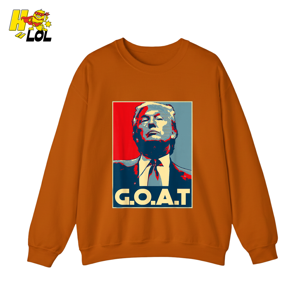 Trump G.O.A.T. Hope Style Iconic Political Tribute Meme Shirt - HQLOL