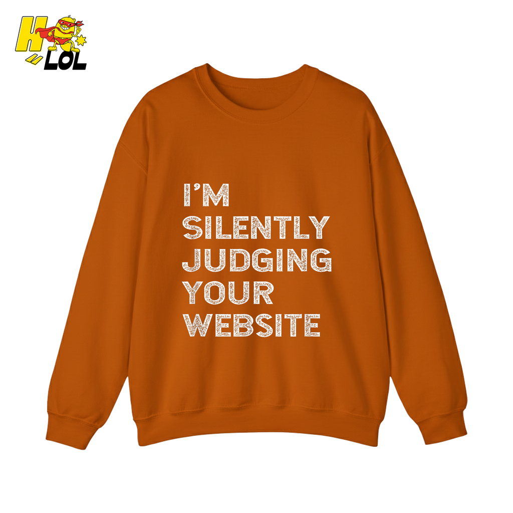 Silently Judging Your Website Shirt Funny Web Developer Shirt - HQLOL