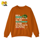 Funny Political Fishing Shirt Teach a Democrat to Fish Blame Trump - HQLOL