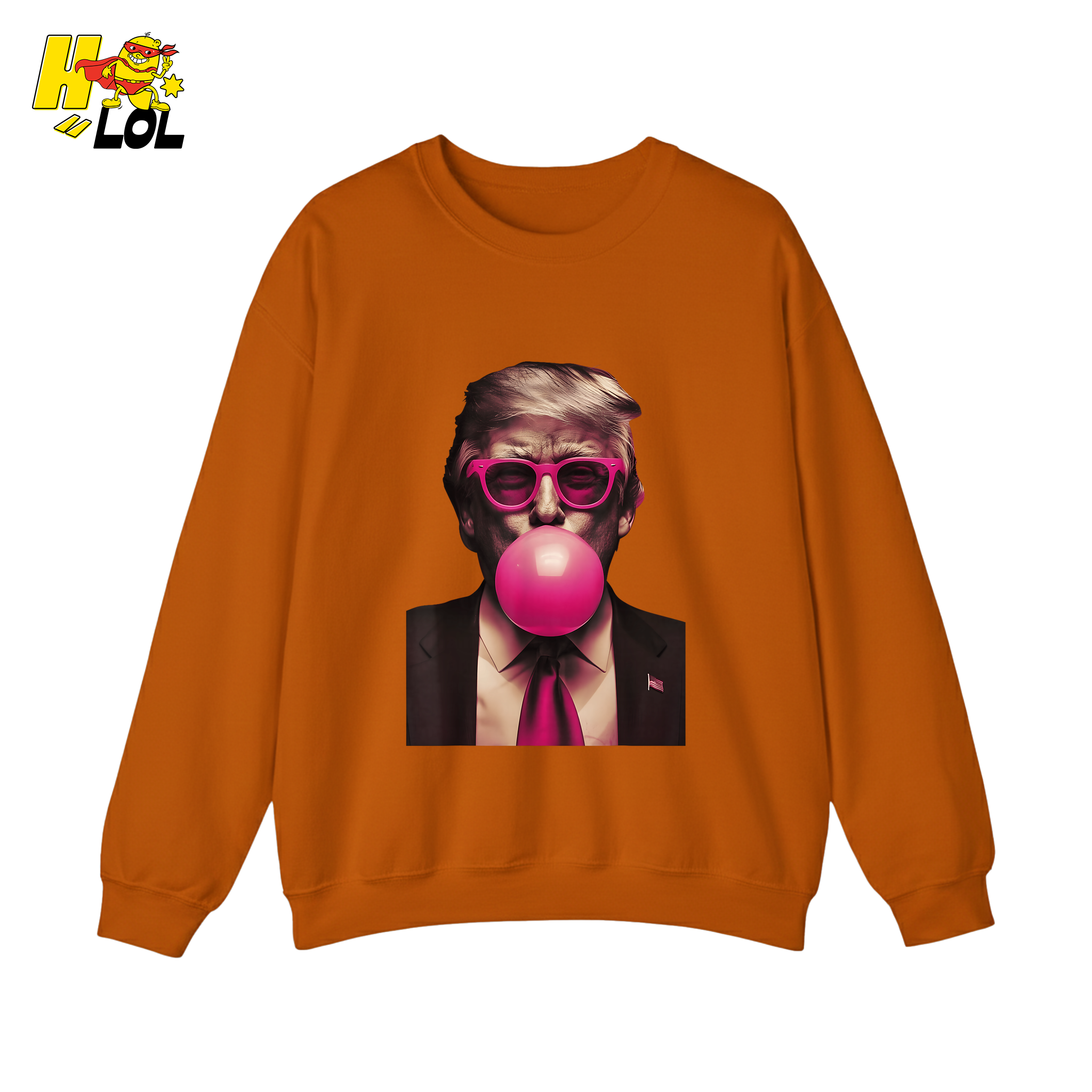 Trump Bubble Gum Pink Glasses Funny Pop Art Viral Meme Shirt - HQLOL