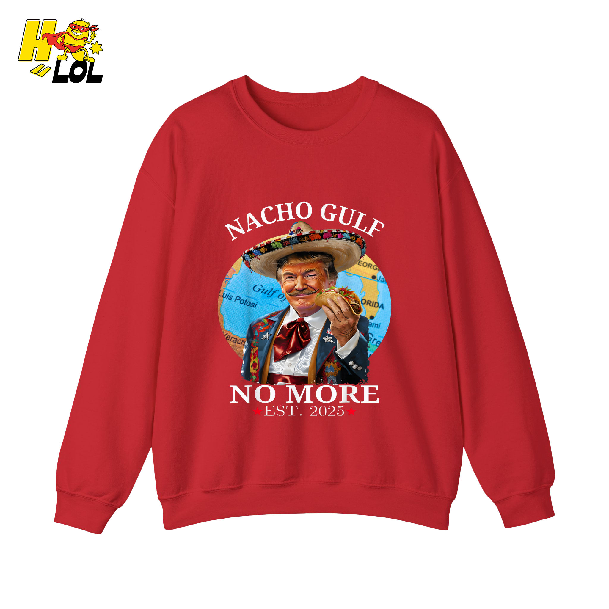 Nacho Gulf No More Shirt Funny Taco Sombrero Graphic Shirt - HQLOL