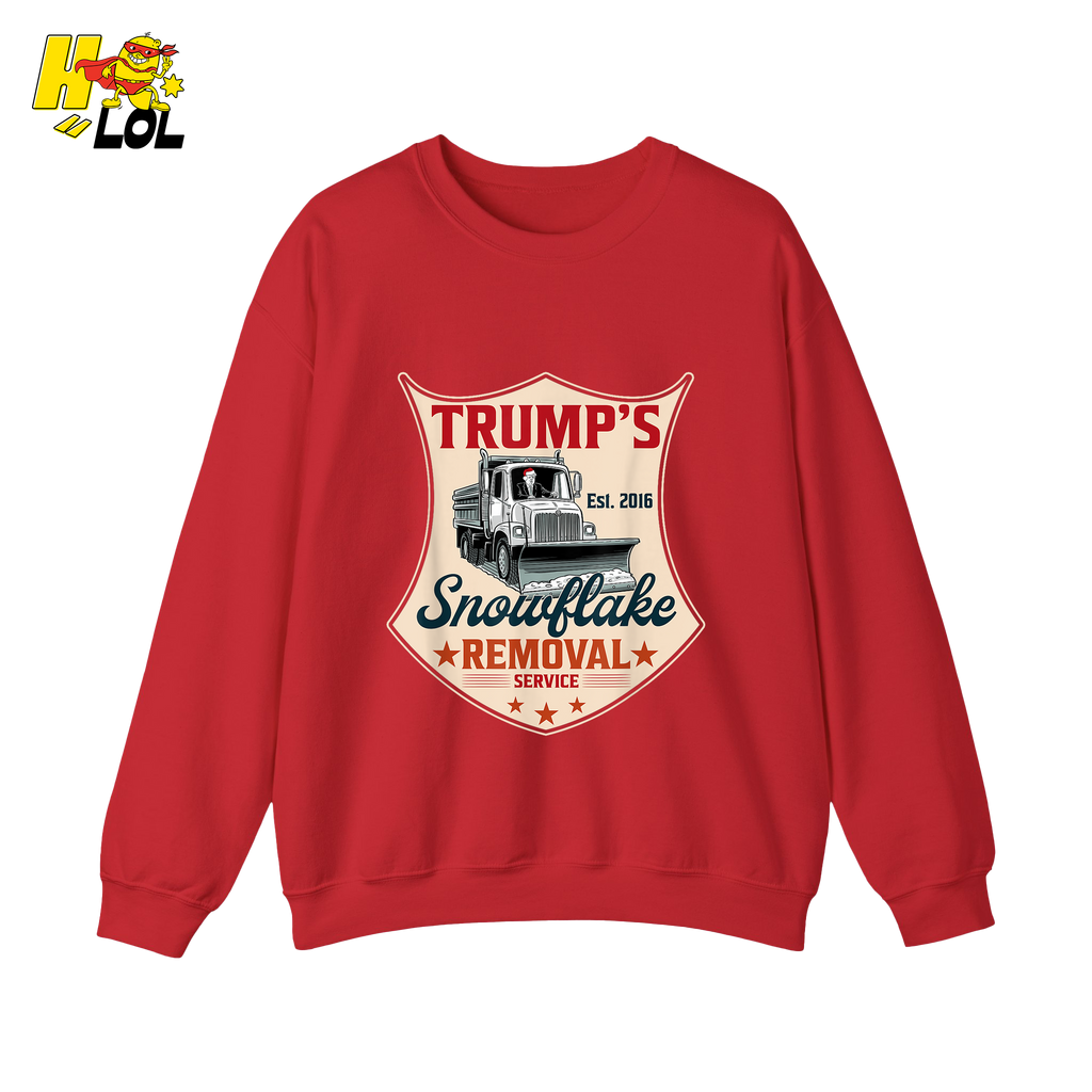 Trump's Snowflake Removal Service Funny Anti-Liberal Satire Shirt - HQLOL