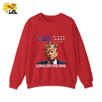 Trump Long Live The King Shirt Crown Patriotic Graphic Shirt - HQLOL