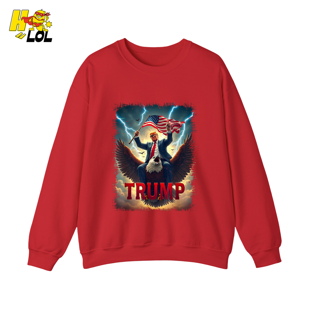 Donald Trump King & Eagle Shirt Patriotic MAGA Gift - HQLOL