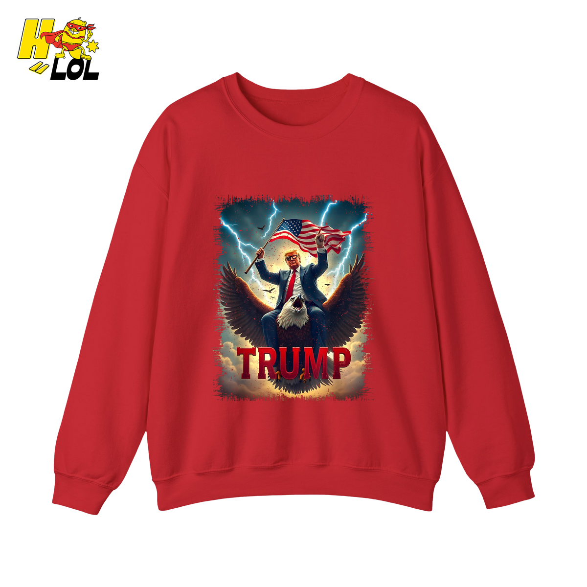 Donald Trump King & Eagle Shirt Patriotic MAGA Gift - HQLOL
