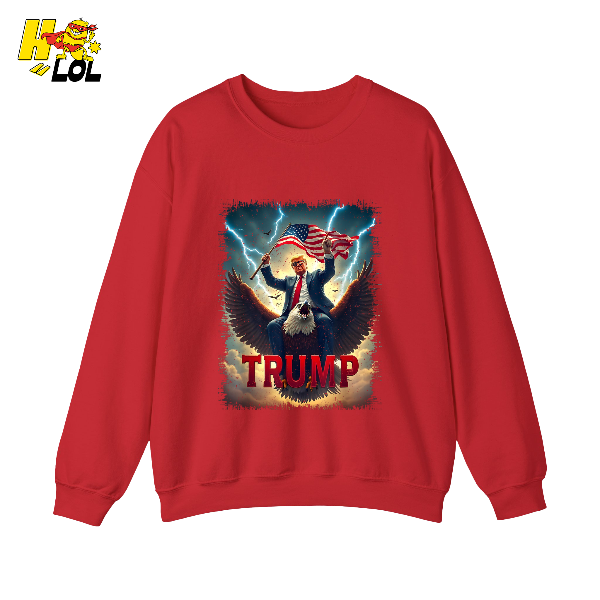 Donald Trump King & Eagle Shirt Patriotic MAGA Gift - HQLOL