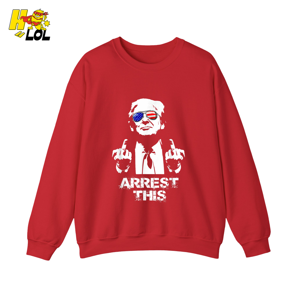 Trump Middle Finger Arrest This Edgy Political Anti-Woke Shirt - HQLOL