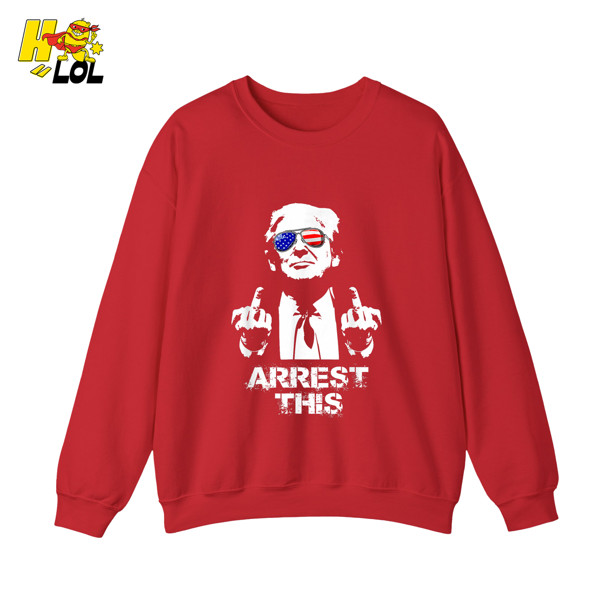 Trump Middle Finger Arrest This Edgy Political Anti-Woke Shirt - HQLOL
