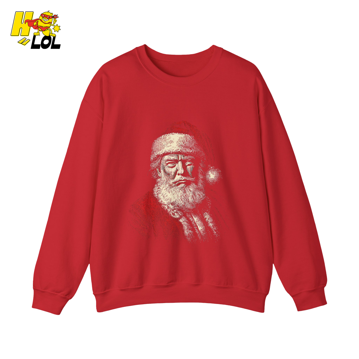 Vintage Santa Portrait Shirt Trump-Inspired Parody Christmas Gifts - HQLOL