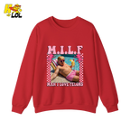 MILF Man I Love Felons Shirt Funny Pink Retro Meme Shirt - HQLOL