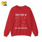 What Part of Don’t You Understand Shirt Funny Coding Programmer - HQLOL
